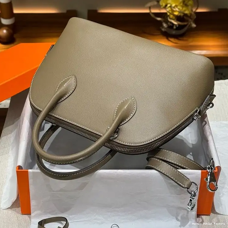 Cheap 25 Bag Leather In Hermes Palladium Epsom Khaki Bolide Hardware 0419
